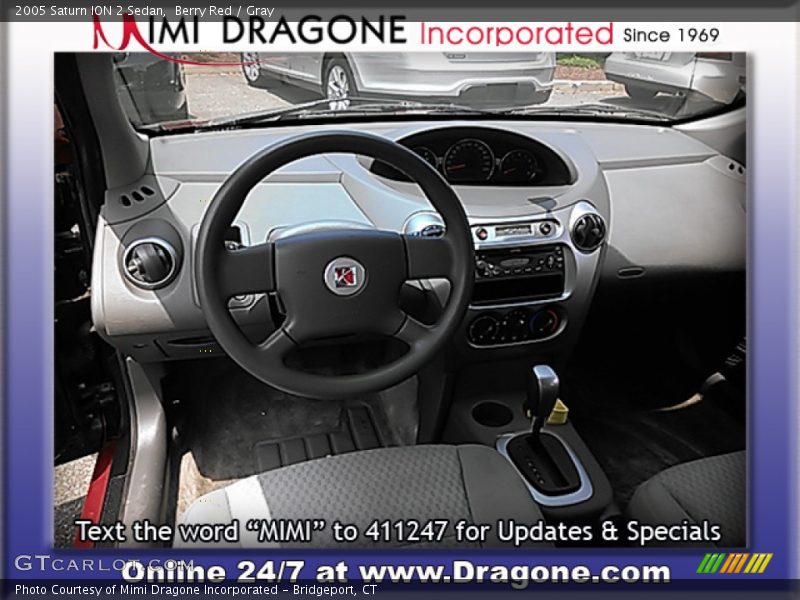 Berry Red / Gray 2005 Saturn ION 2 Sedan