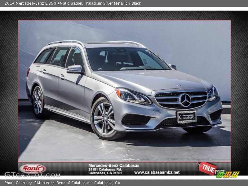 Paladium Silver Metallic / Black 2014 Mercedes-Benz E 350 4Matic Wagon