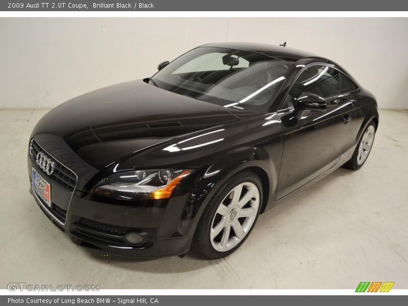 Brilliant Black / Black 2009 Audi TT 2.0T Coupe
