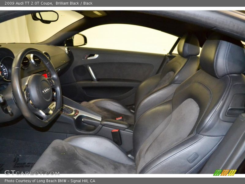 Front Seat of 2009 TT 2.0T Coupe