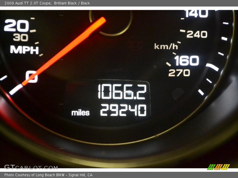 Brilliant Black / Black 2009 Audi TT 2.0T Coupe