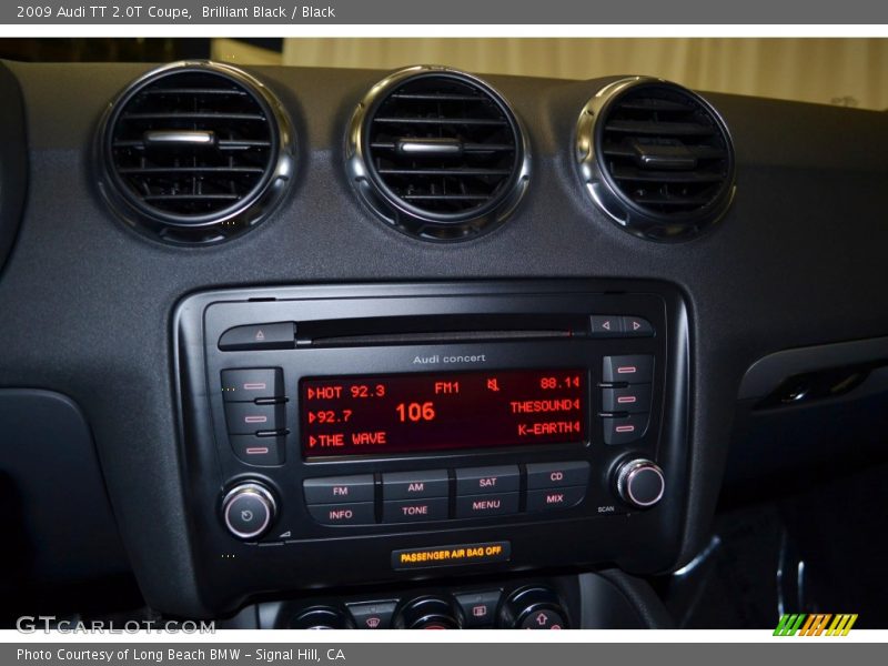 Audio System of 2009 TT 2.0T Coupe