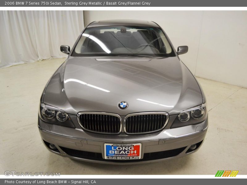 Sterling Grey Metallic / Basalt Grey/Flannel Grey 2006 BMW 7 Series 750i Sedan