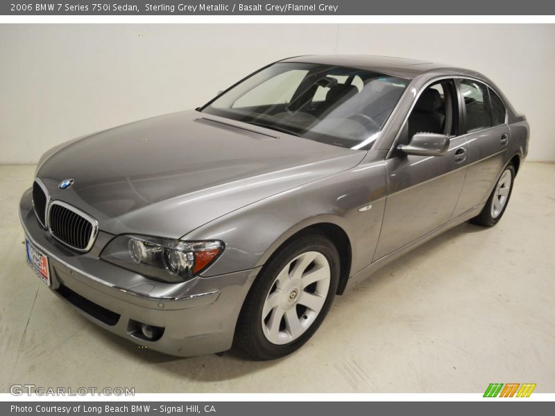 Sterling Grey Metallic / Basalt Grey/Flannel Grey 2006 BMW 7 Series 750i Sedan