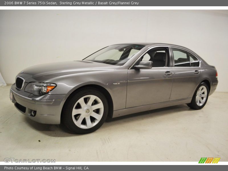 Sterling Grey Metallic / Basalt Grey/Flannel Grey 2006 BMW 7 Series 750i Sedan