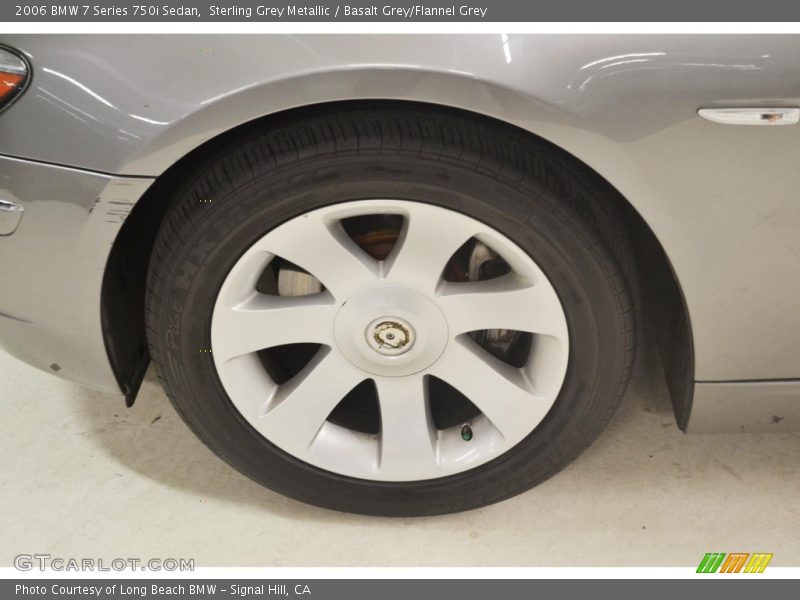 Sterling Grey Metallic / Basalt Grey/Flannel Grey 2006 BMW 7 Series 750i Sedan