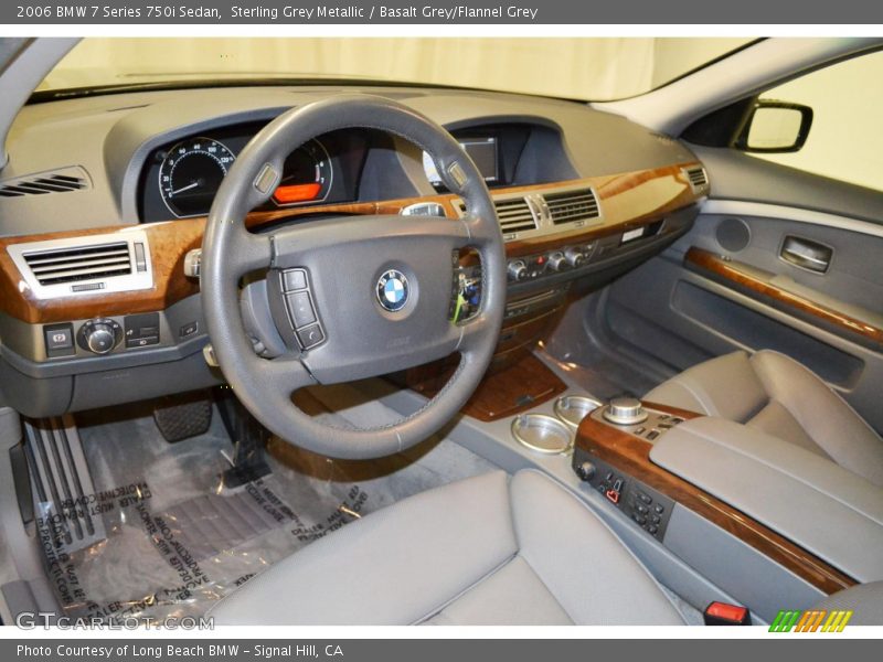 Sterling Grey Metallic / Basalt Grey/Flannel Grey 2006 BMW 7 Series 750i Sedan