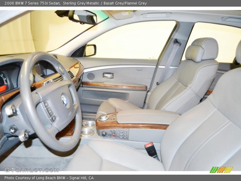 Sterling Grey Metallic / Basalt Grey/Flannel Grey 2006 BMW 7 Series 750i Sedan