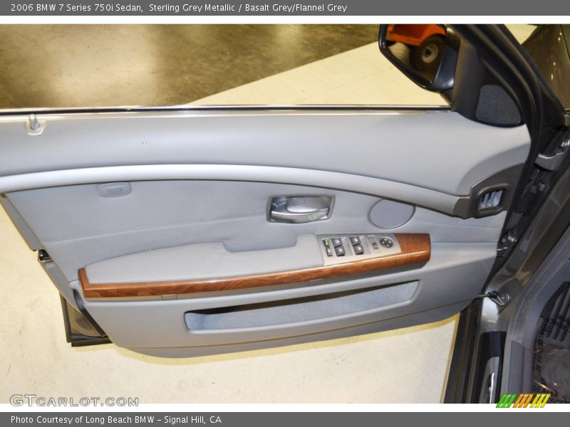 Sterling Grey Metallic / Basalt Grey/Flannel Grey 2006 BMW 7 Series 750i Sedan