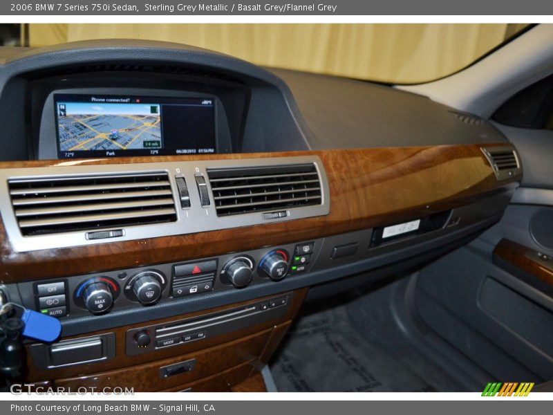 Sterling Grey Metallic / Basalt Grey/Flannel Grey 2006 BMW 7 Series 750i Sedan