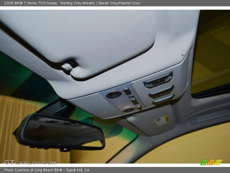 Sterling Grey Metallic / Basalt Grey/Flannel Grey 2006 BMW 7 Series 750i Sedan