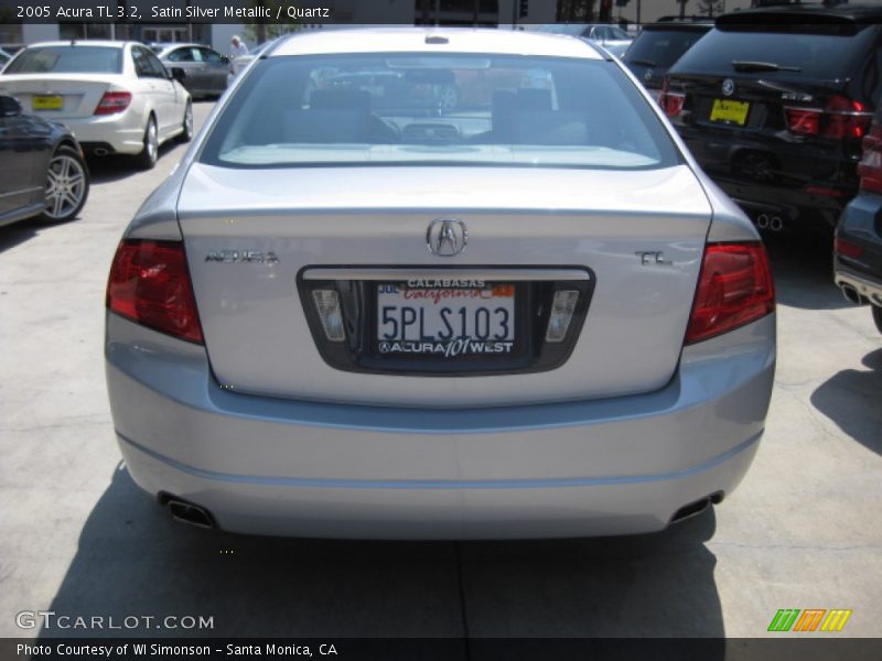 Satin Silver Metallic / Quartz 2005 Acura TL 3.2