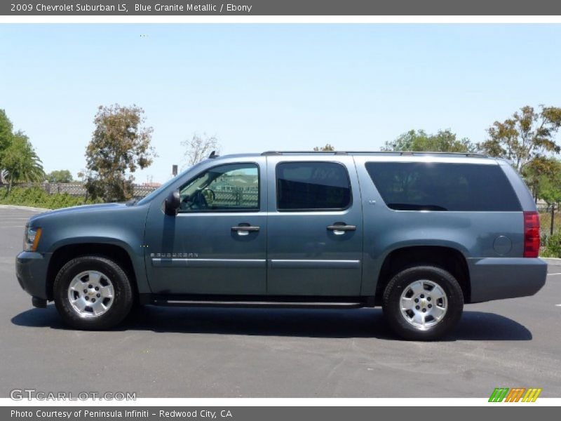 Blue Granite Metallic / Ebony 2009 Chevrolet Suburban LS