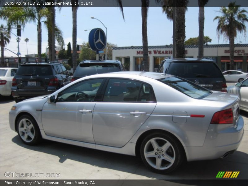 Satin Silver Metallic / Quartz 2005 Acura TL 3.2