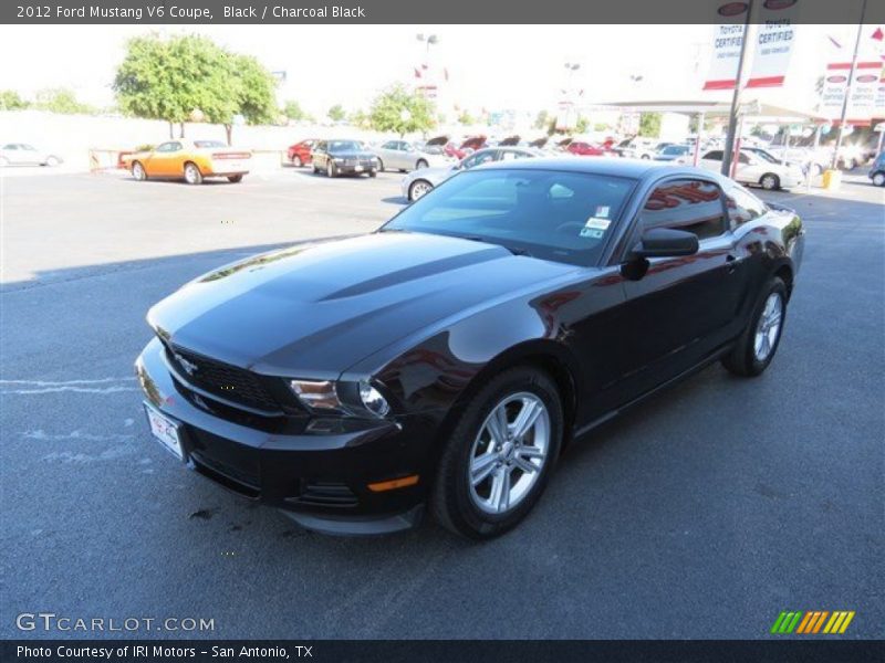 Black / Charcoal Black 2012 Ford Mustang V6 Coupe