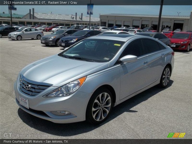 Radiant Silver / Gray 2013 Hyundai Sonata SE 2.0T