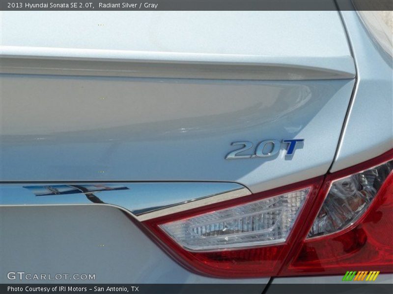 Radiant Silver / Gray 2013 Hyundai Sonata SE 2.0T