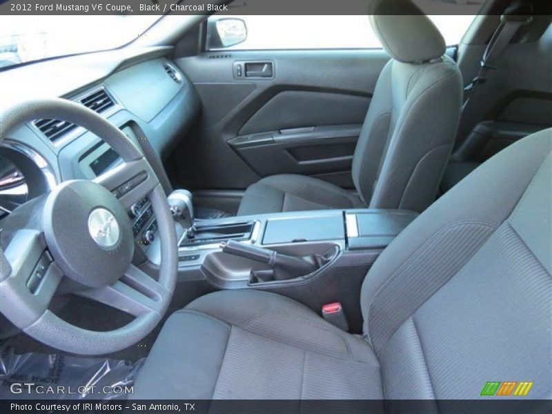 Black / Charcoal Black 2012 Ford Mustang V6 Coupe