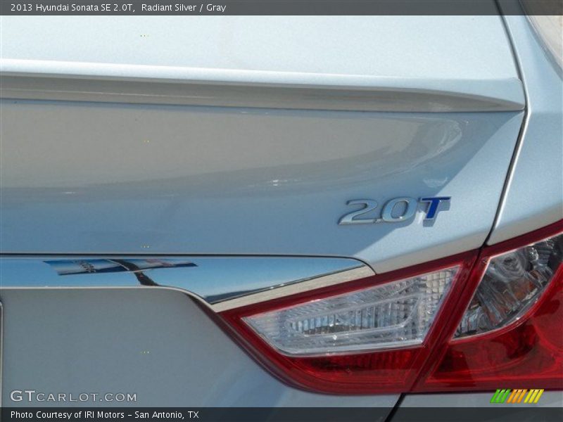 Radiant Silver / Gray 2013 Hyundai Sonata SE 2.0T