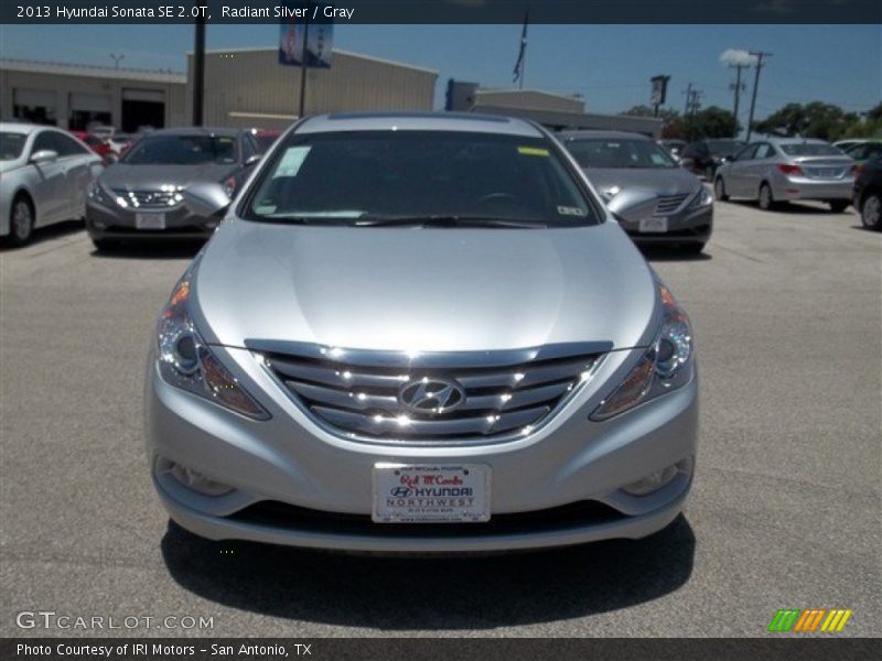 Radiant Silver / Gray 2013 Hyundai Sonata SE 2.0T