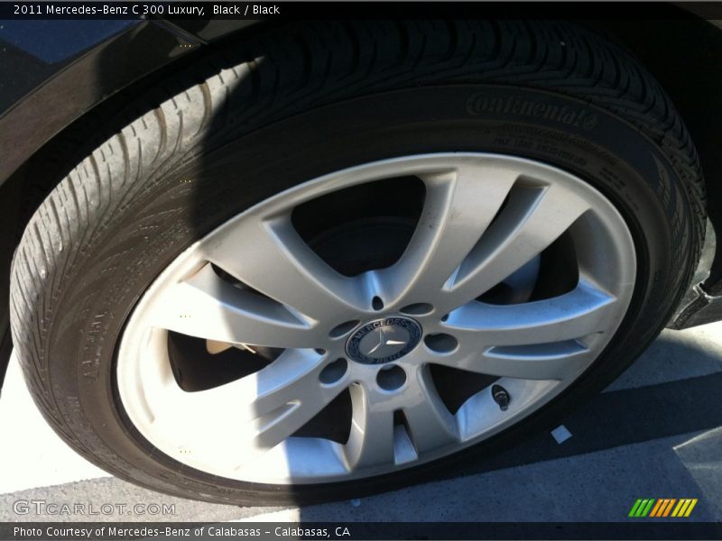 Black / Black 2011 Mercedes-Benz C 300 Luxury