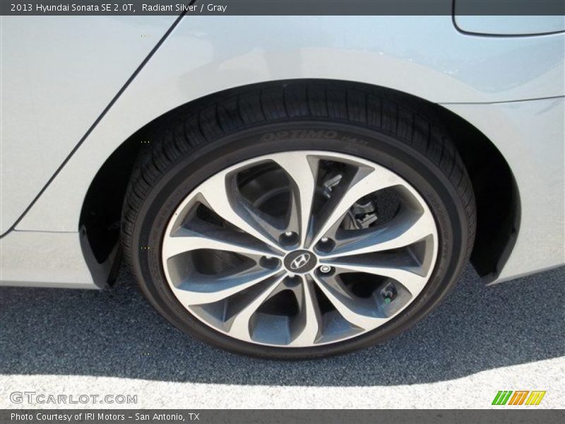 Radiant Silver / Gray 2013 Hyundai Sonata SE 2.0T