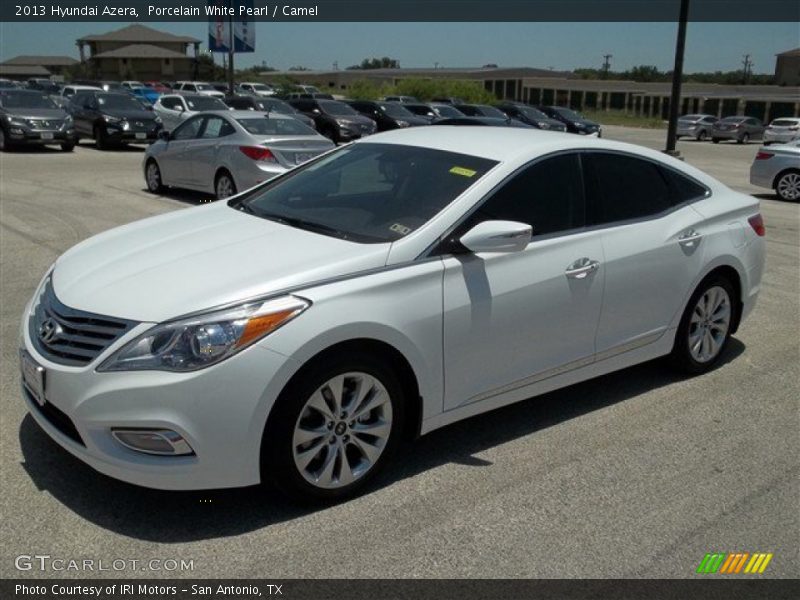 Porcelain White Pearl / Camel 2013 Hyundai Azera