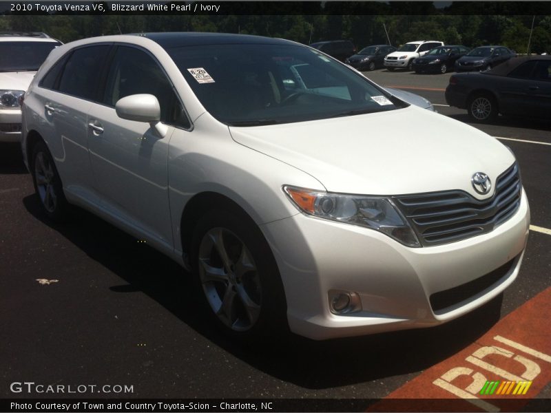 Blizzard White Pearl / Ivory 2010 Toyota Venza V6
