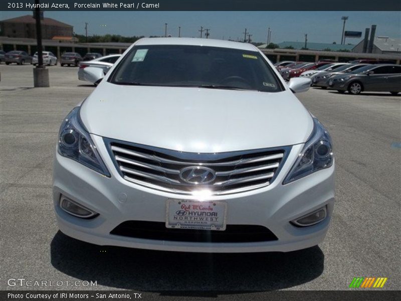 Porcelain White Pearl / Camel 2013 Hyundai Azera