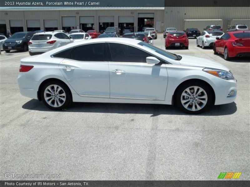 Porcelain White Pearl / Camel 2013 Hyundai Azera