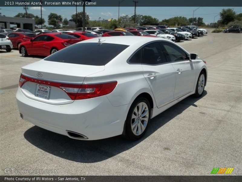 Porcelain White Pearl / Camel 2013 Hyundai Azera