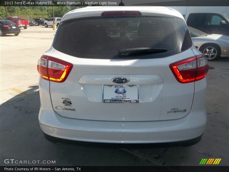 White Platinum / Medium Light Stone 2013 Ford C-Max Hybrid SEL