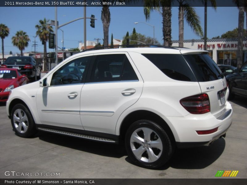 Arctic White / Black 2011 Mercedes-Benz ML 350 BlueTEC 4Matic