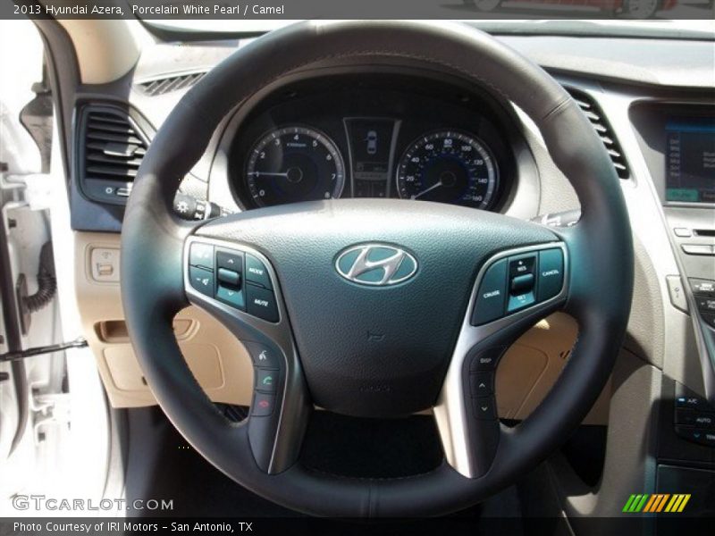Porcelain White Pearl / Camel 2013 Hyundai Azera