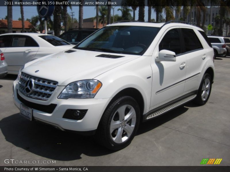 Arctic White / Black 2011 Mercedes-Benz ML 350 BlueTEC 4Matic