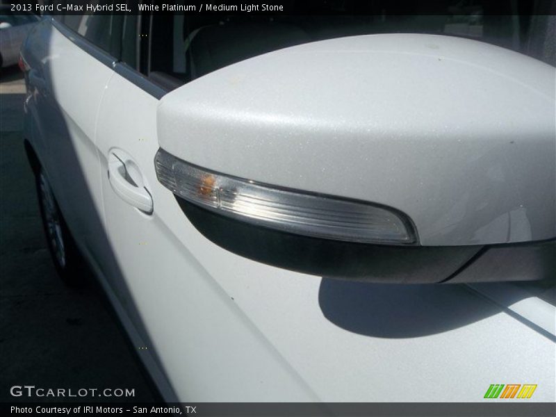 White Platinum / Medium Light Stone 2013 Ford C-Max Hybrid SEL