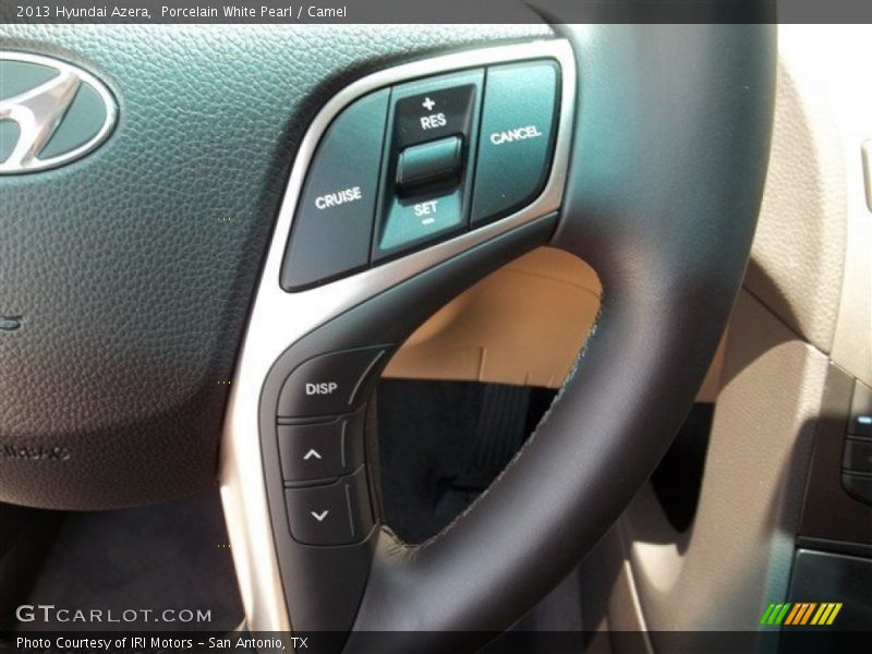 Porcelain White Pearl / Camel 2013 Hyundai Azera