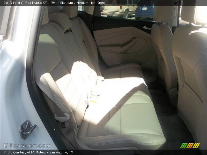 White Platinum / Medium Light Stone 2013 Ford C-Max Hybrid SEL