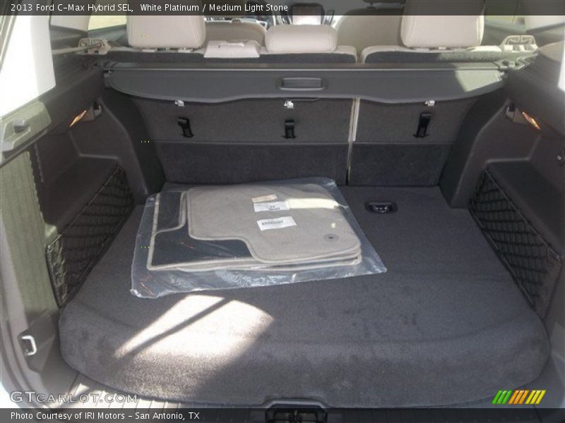 White Platinum / Medium Light Stone 2013 Ford C-Max Hybrid SEL