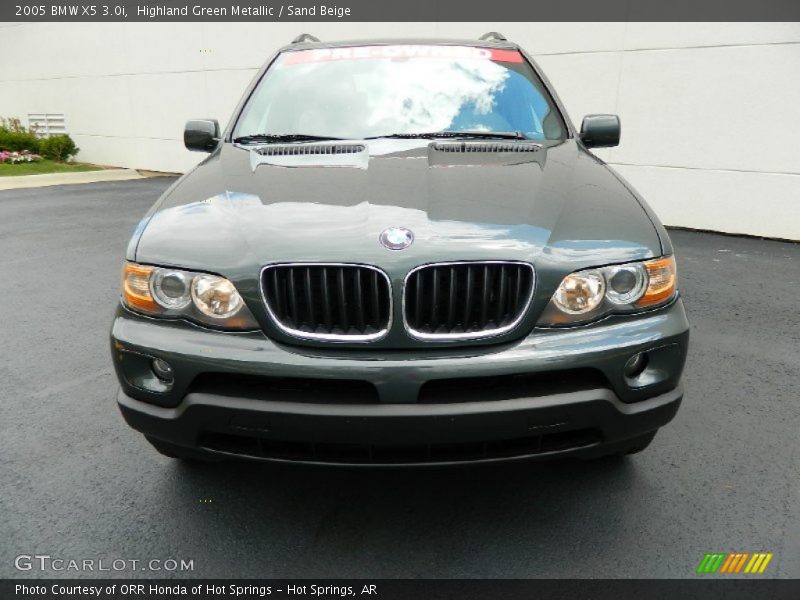 Highland Green Metallic / Sand Beige 2005 BMW X5 3.0i