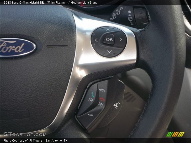 White Platinum / Medium Light Stone 2013 Ford C-Max Hybrid SEL