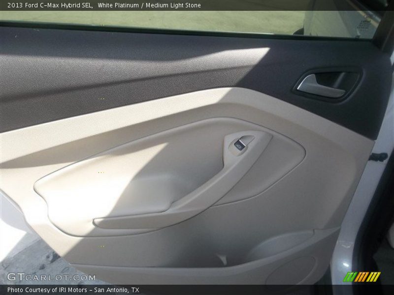 White Platinum / Medium Light Stone 2013 Ford C-Max Hybrid SEL