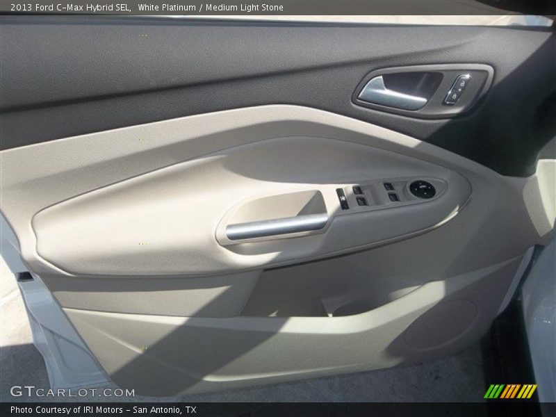 White Platinum / Medium Light Stone 2013 Ford C-Max Hybrid SEL