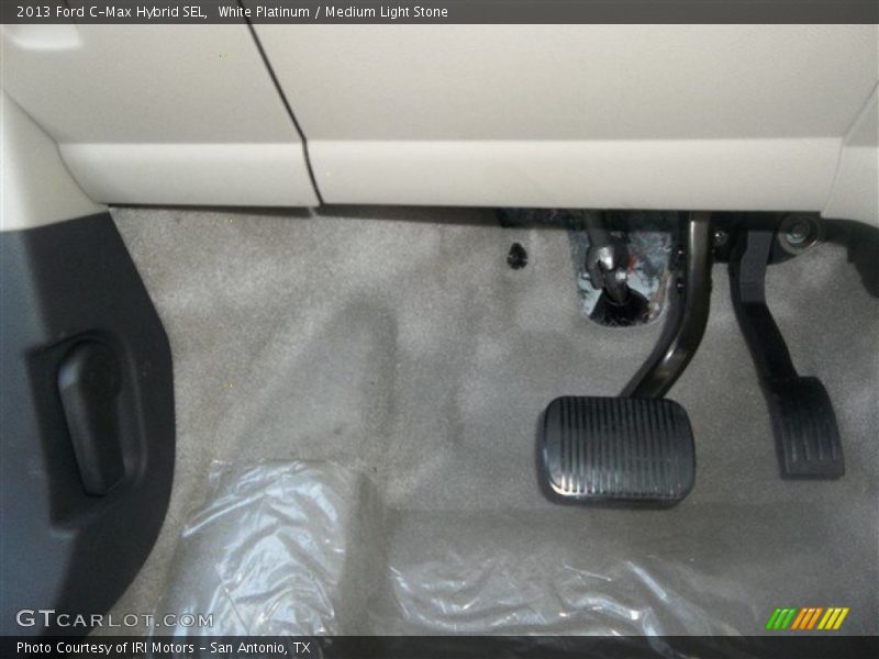 White Platinum / Medium Light Stone 2013 Ford C-Max Hybrid SEL
