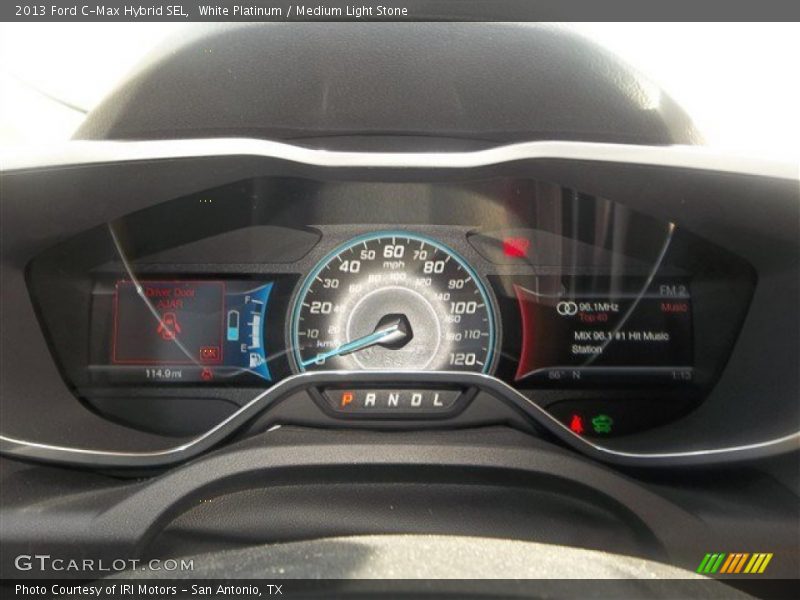 White Platinum / Medium Light Stone 2013 Ford C-Max Hybrid SEL