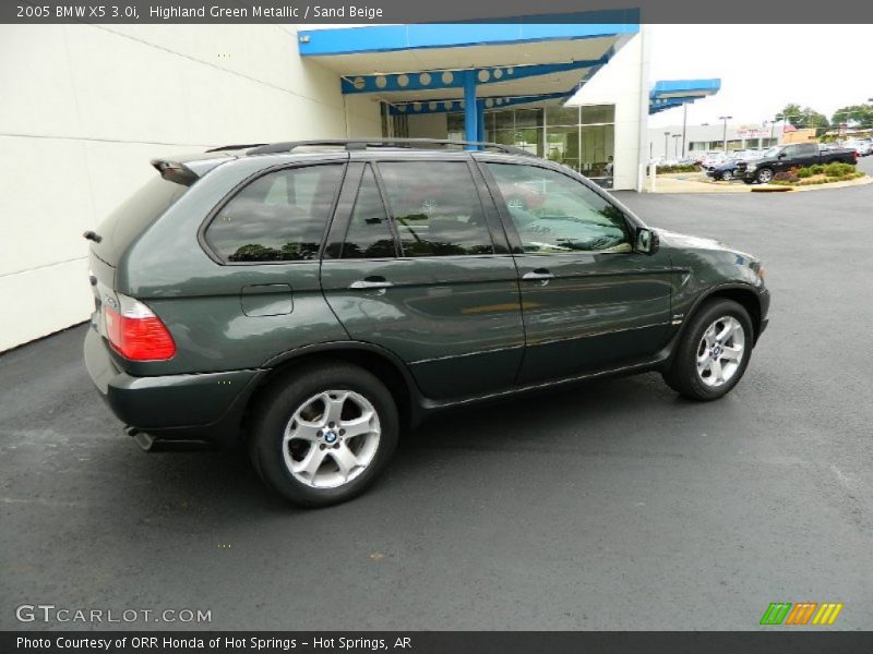 Highland Green Metallic / Sand Beige 2005 BMW X5 3.0i