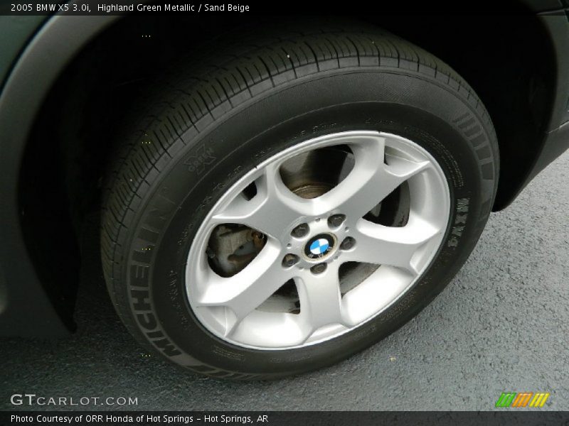Highland Green Metallic / Sand Beige 2005 BMW X5 3.0i