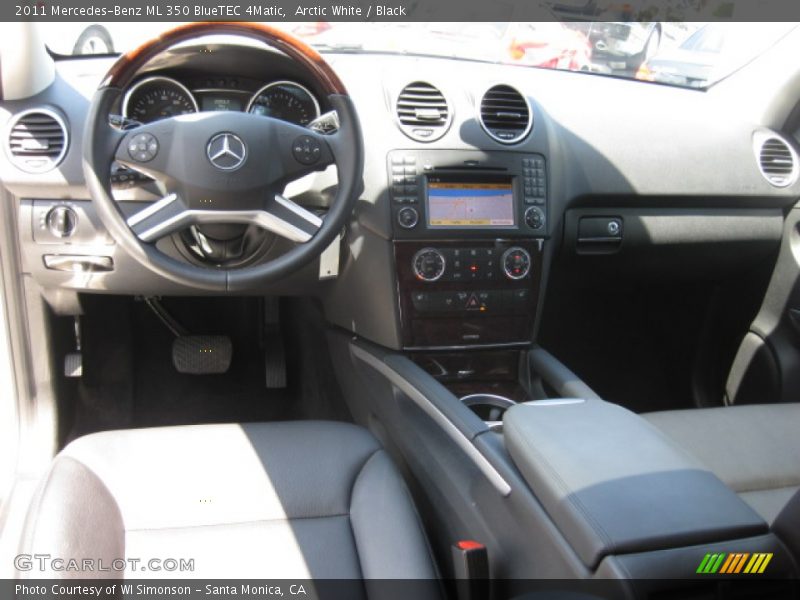 Arctic White / Black 2011 Mercedes-Benz ML 350 BlueTEC 4Matic