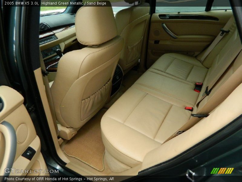 Rear Seat of 2005 X5 3.0i