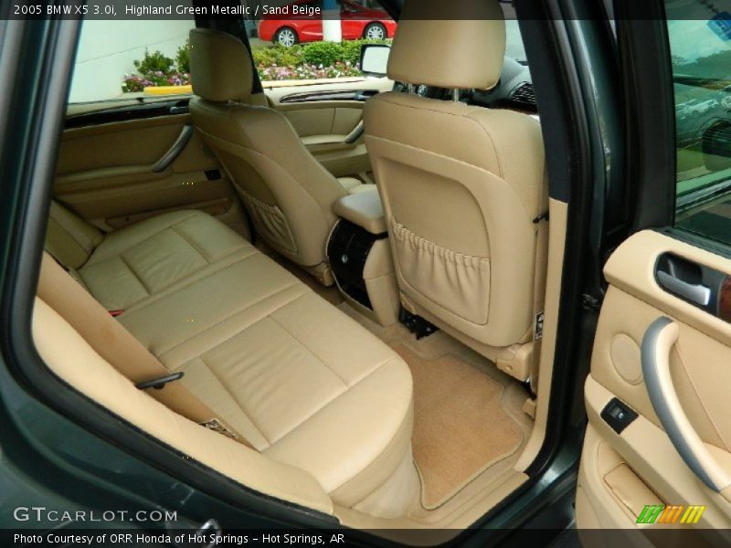 Highland Green Metallic / Sand Beige 2005 BMW X5 3.0i